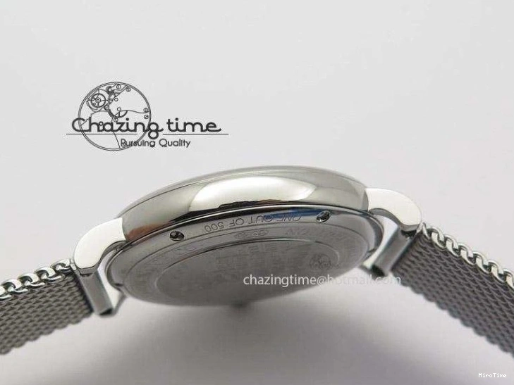 MIROTIME 0414 Portofino SCHAFFHAUSEN SS MKF 1:1 Best Edition Blue Dial On Mesh Bracelet A Versatile 7338